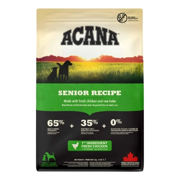 Acana Senior Tahılsız Tavuk ve Balıklı Yaşlı Köpek Maması - 2