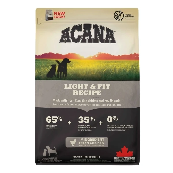 Acana Light-Fit Tahılsız Tavuk ve Balıklı Diyet Yetişkin Köpek Maması - 2