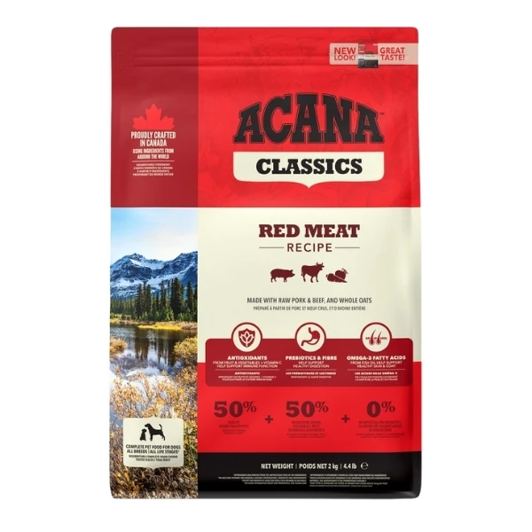 Acana Classics Red Düşük Tahıllı Etli ve Sebzeli Yetişkin Köpek Maması - 2