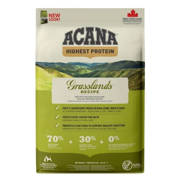 Acana Grasslands Tahılsız Kuzu Etli ve Sebzeli Yetişkin Köpek Maması - 2