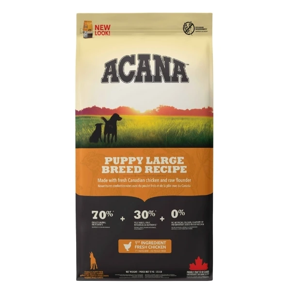 Acana Puppy Large Tahılsız Tavuklu ve Balıklı Büyük Irk Yavru Köpek Maması - 2