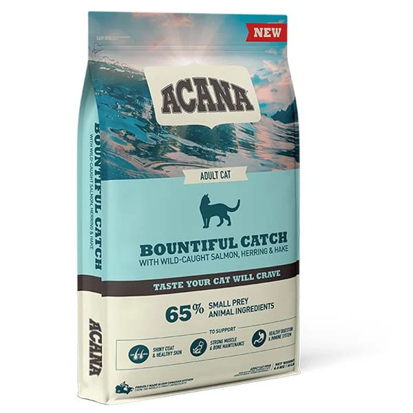 Acana Bountiful Catch Somonlu ve Ringa Balıklı Yetişkin Kedi Maması - 2