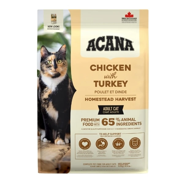 Acana Homestead Harvest Tavuklu ve Hindili Yetişkin Kedi Maması - 2