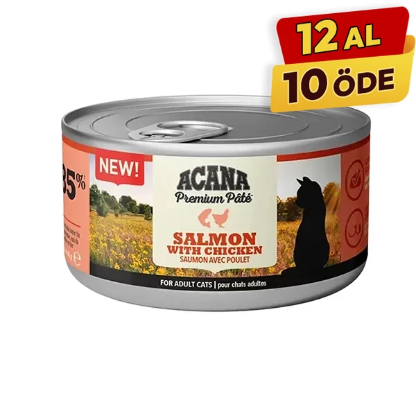 Acana Premium Pate Tavuklu ve Somonlu Yetişkin Konserve Kedi Maması - 2