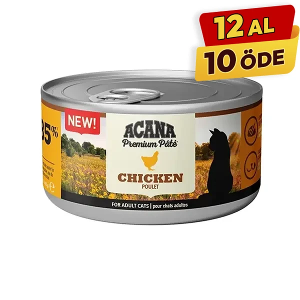 Acana Premium Pate Tavuklu Yetişkin Konserve Kedi Maması - 2