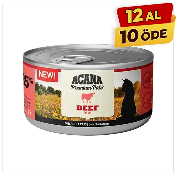 Acana Premium Pate Sığır Etli Yetişkin Konserve Kedi Maması - 2