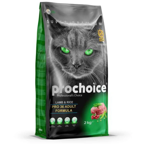 [P4602] Pro Choice Pro 36 Kuzu Pirinçli Yetişkin Kedi Maması (2 Kg)