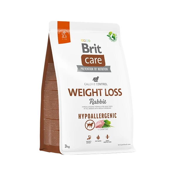 [B72224] Brit Care Weight Loss Kilo Kontrolü Sağlayan Tavşanlı Yetişkin Köpek Maması (3 Kg)