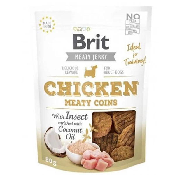 [8595602544493] Brit Meaty Coins Tavuk Etli ve Hindistan Cevizli Köpek Ödül Maması (1 Adet)
