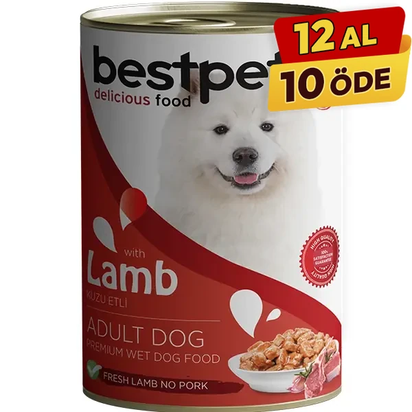 [P0015] Bestpet Kuzulu Gravy Yetişkin Köpek Konservesi (1 Adet)