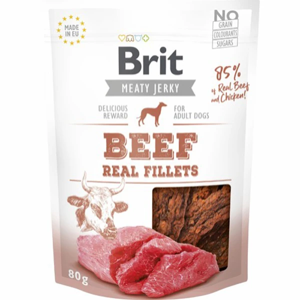 [8595602544387] Brit Real Fillets Biftekli Fileto Köpek Ödül Maması (1 Adet)