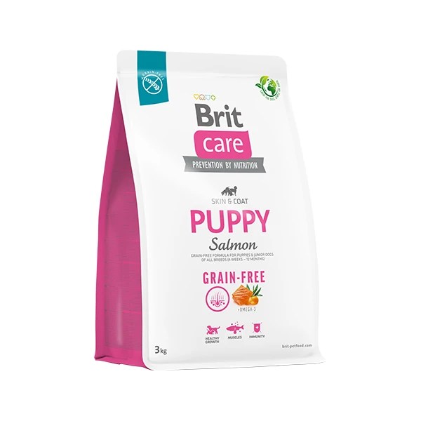 [B72194] Brit Care Puppy Tahılsız Skin & Coat Somonlu Yavru Köpek Maması (3 Kg)
