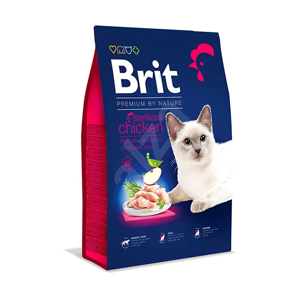 [B71870] Brit Premium By Nature Sterilised Tavuklu Kısırlaştırılmış Yetişkin Kedi Maması