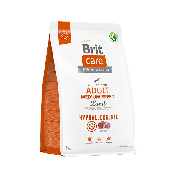 [B72215] Brit Care Hypo-Allergenic Kuzu Etli Orta Irk Yetişkin Köpek Mamasi (3 Kg)
