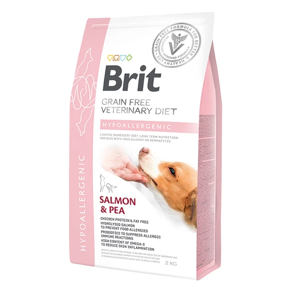 [B70939] Brit Veterinary Diet Hypo-Allergenic Tahılsız Cilt Sağlığı Destekleyici Somonlu Köpek Maması (2 Kg)