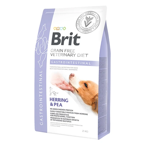 [B70945] Brit Veterinary Diet Gastrointestinal Ringa Balıklı Sindirim Sistemi Destekleyici Tahılsız Köpek Maması (2 Kg)