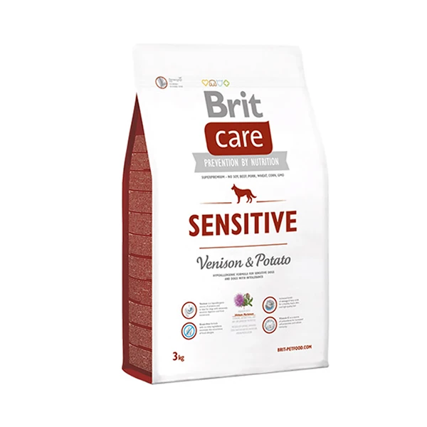 [8595602510818] Brit Care Sensitive Tahılsız Geyik Etli Hipoalerjenik Köpek Maması