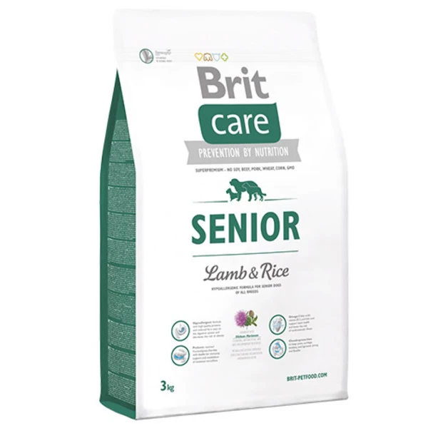 Brit Care Senior Hypo-Allergenic Kuzu Etli Yaşlı Köpek Maması