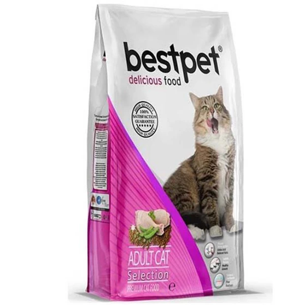 [P5518] Bestpet Selection Tavuklu Yetişkin Kedi Maması 1 Kg (400 Gr)