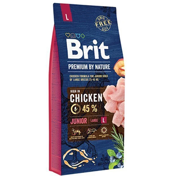 [B70824] Brit Premium Nature Büyük Irk Tavuklu Yavru Köpek Maması