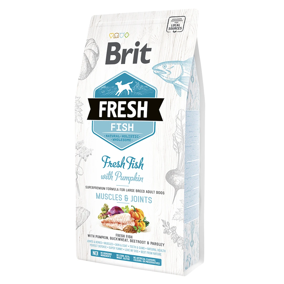Brit Fresh Balıklı ve Balkabaklı Yetişkin Köpek Maması