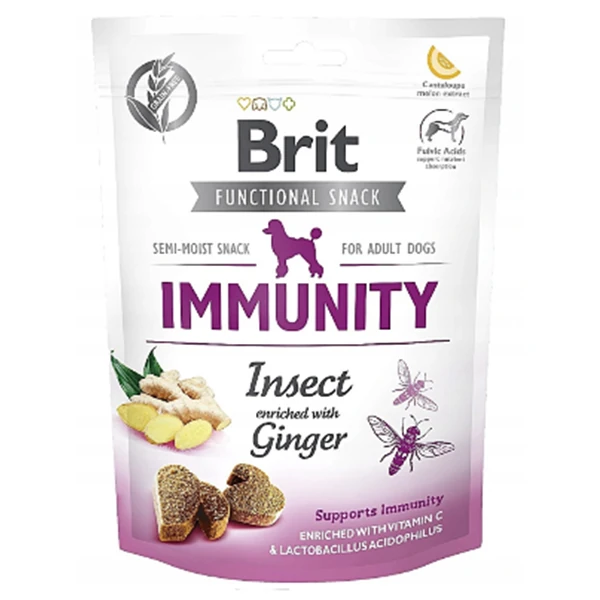 [B11421] Brit İmmunity İnsect Böcek Larvalı ve Zencefilli Köpek Ödül Maması (1 Adet)