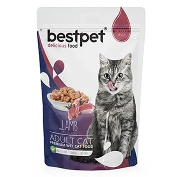 [P0034] Bestpet Kuzu Etli Yetişkin Konserve Kedi Maması (1 Adet)