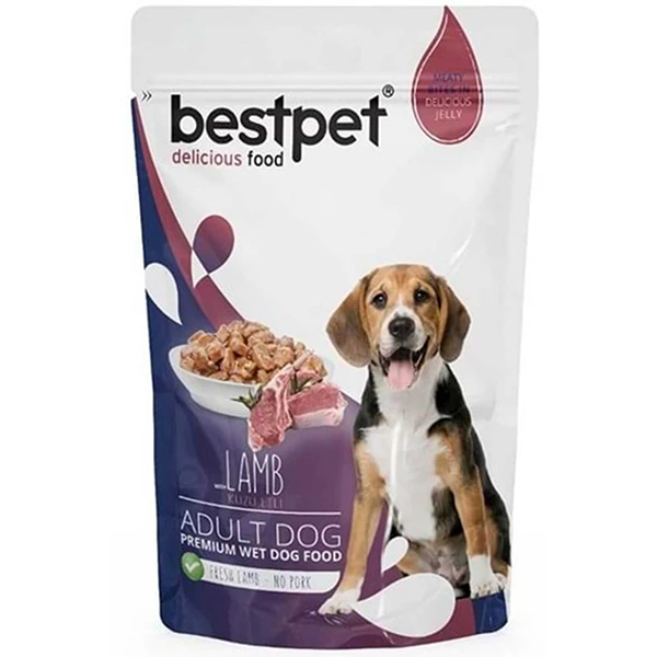 [P0036] Bestpet Adult Kuzu Etli Yetişkin Köpek Konservesi (1 Adet)