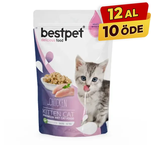 BestPet Kitten Jelly Pouch Yavru Kedi Maması