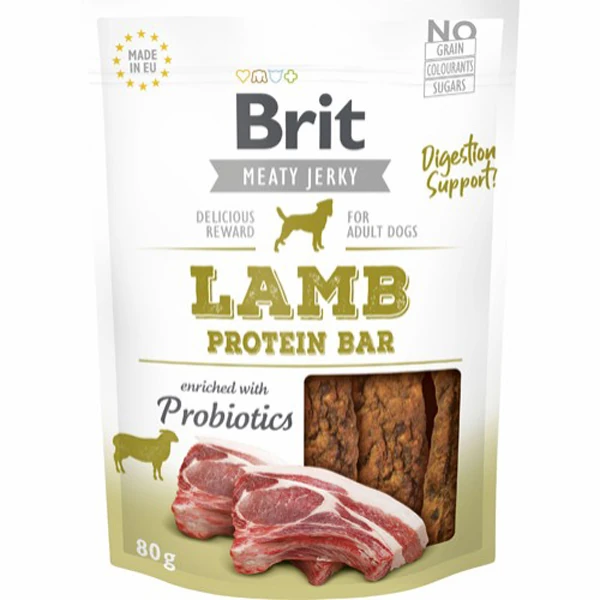 [8595602544400] Brit Protein Bar Kuzu Etli ve Probiyotik Katkılı Köpek Ödül Maması (1 Adet)