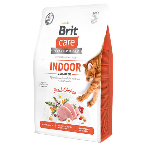 [B71302] Brit Care Hipoalerjenik İndoor Anti Stress Tavuklu Kedi Maması