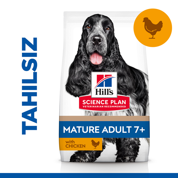 [655-605380] Hills Tahılsız Tavuklu Yaşlı Köpek Maması (2.5 Kg)