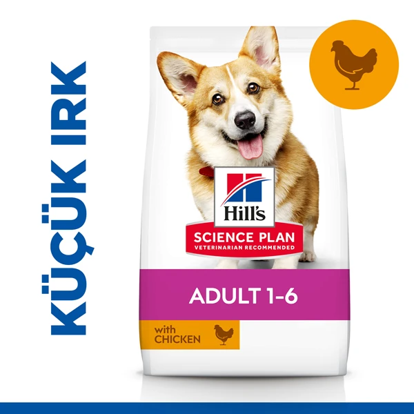 [620-604344] Hills Adult Small Miniature Tavuklu Küçük Irk Köpek Maması (3 Kg)
