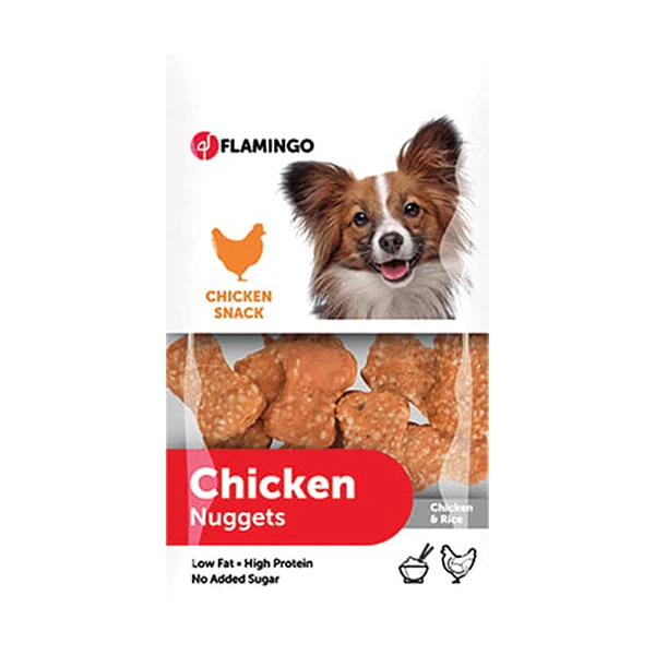 [241-511185] Flamingo Tavuk ve Pirinçli Kemik Köpek Ödül Maması (1 Adet)