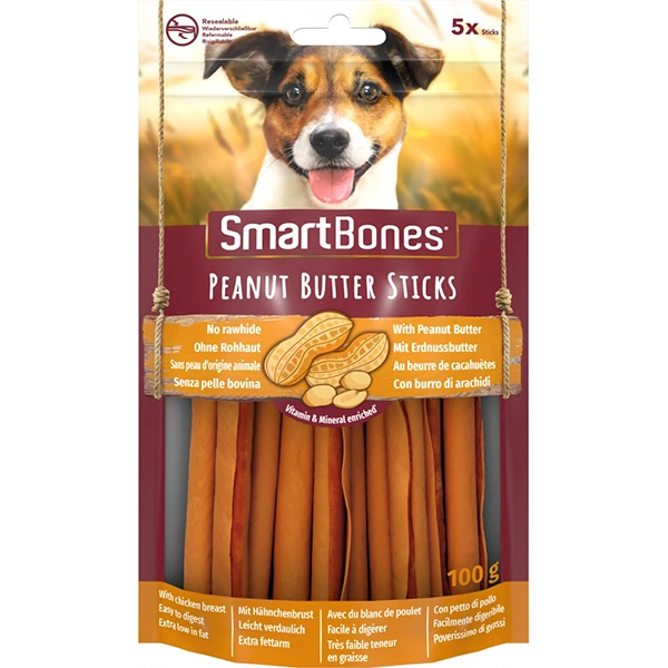 [406-661534] Smart Bones Fıstık Ezmeli Sticks Köpek Ödülü (1 Adet)