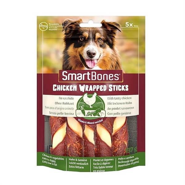 [406-661533] Smart Bones Tavuk Sargılı Stick Köpek Ödül Maması (1 Adet)