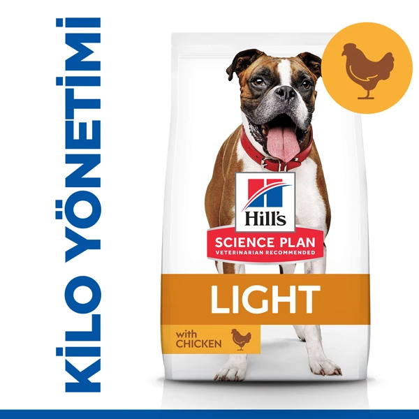 [620-604282] Hills Adult Light Medium Tavuklu Yetişkin Köpek Maması (2.5 Kg)