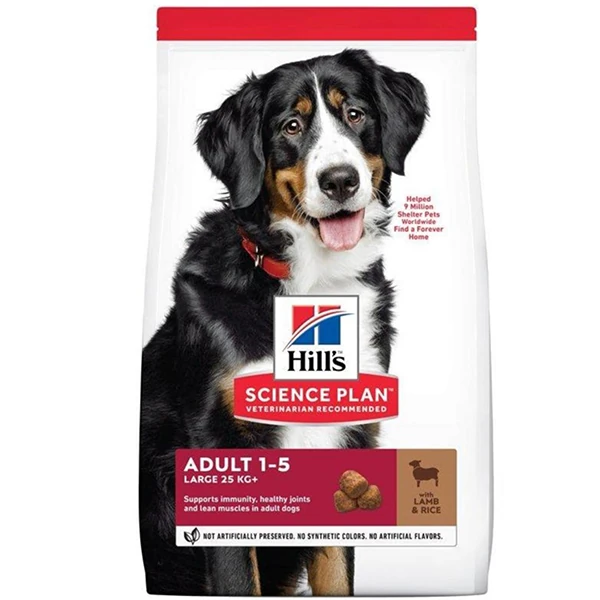 [620-607638] Hills Büyük Irk Kuzu Etli Yetişkin Köpek Maması (14 Kg)