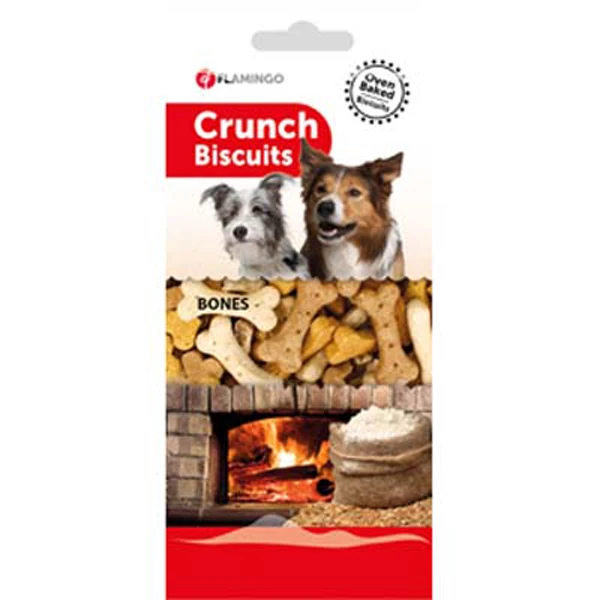 [241-590298] Flamingo Crunch Köpek Kemik Ödül Bisküvisi (1 Adet)