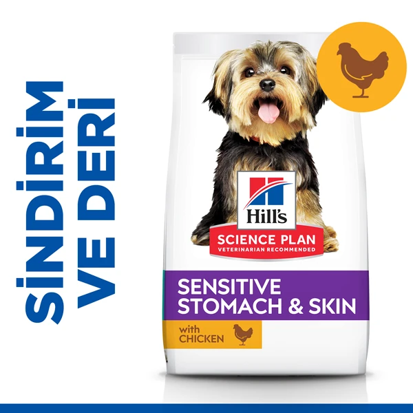 [620-604247] Hills Small Miniature Sensitive Stomach Skin Hassas Köpek Maması