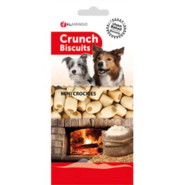 [241-590393] Flamingo Crunch Mini Cookies Köpek Ödül Bisküvisi (1 Adet)