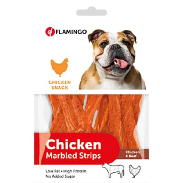[241-513630] Flamingo Tavuk ve Biftekli Köpek Ödül Çubuğu (1 Adet)
