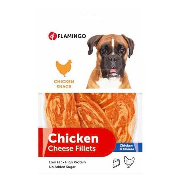 [241-2010042] Flamingo Chicken Tavuk ve Peynirli Köpek Ödül Maması (1 Adet)