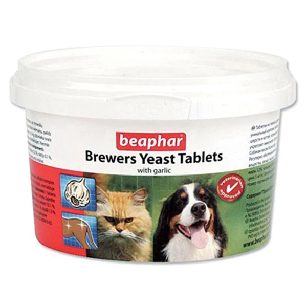 [210-012709] Beaphar Kedi ve Köpek Tüy Dökülme Önleyici Sarmısaklı Tablet
