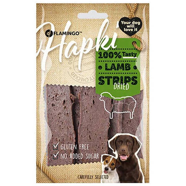[241-520261] Flamingo Hapki Glutensiz Kuzulu Şerit Köpek Ödül Maması (1 Adet)