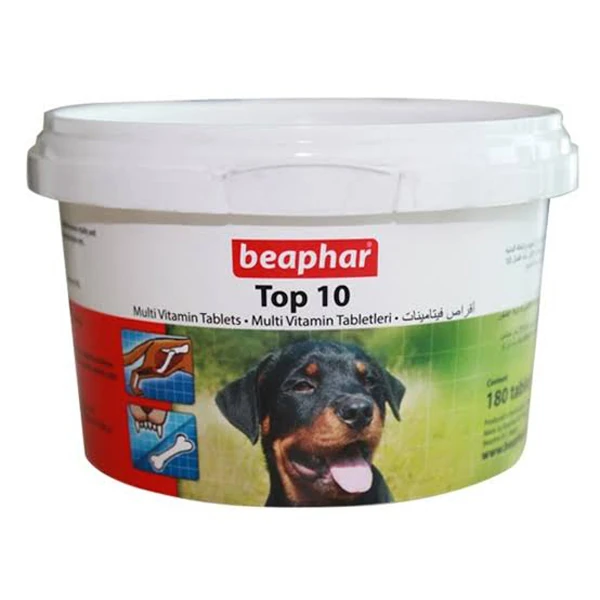 [210-010910] Beaphar Top 10 Köpek Multivitamin Tableti