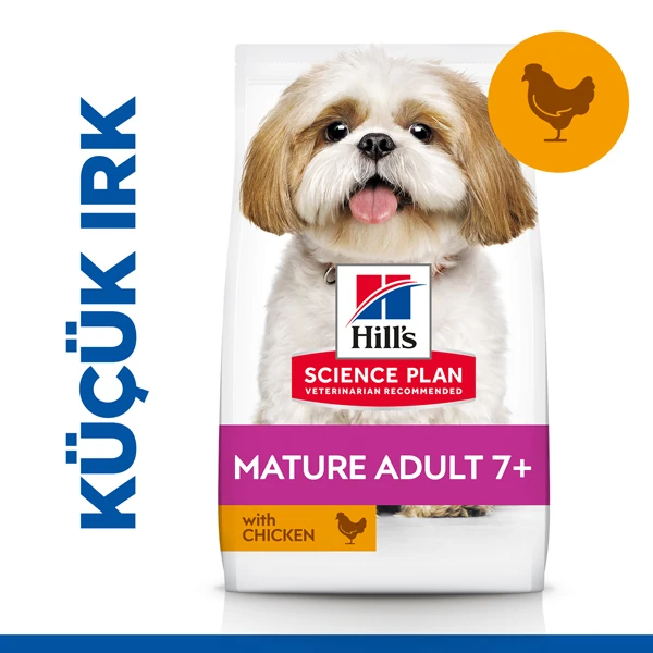 [620-604237] Hills Mature 7+ Tavuklu Mini Irk Yaşlı Köpek Maması