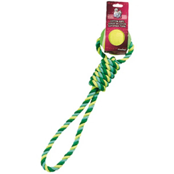 [240-503910] Flamingo İp Tenis Toplu Köpek Oyuncağı