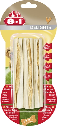 [406-660320] 8 In 1 Delights Sticks Tavuklu Köpek Kemik Ödülü (1 Adet)