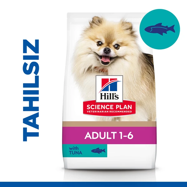 [655-605384] Hills Tahılsız Ton Balıklı Mini Yetişkin Köpek Maması (1.5 Kg)